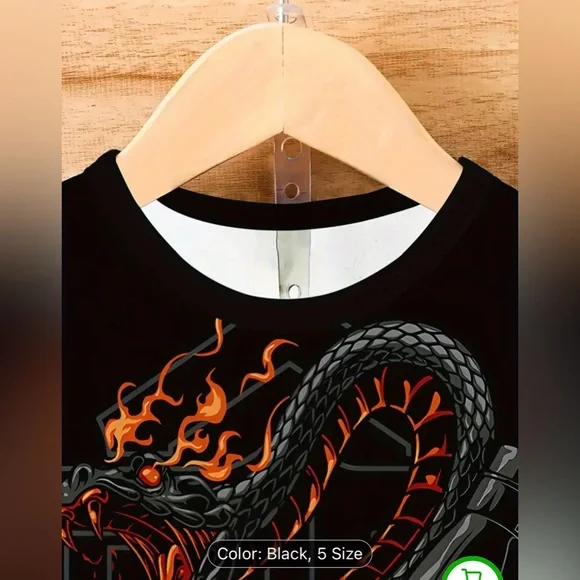 New Right Side Whiskey Snake Design Tee  Size Large. - Picture 3 of 9